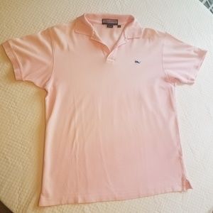 Vineyard Vines Men's Flamingo Pink Polo